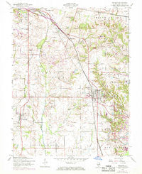 Freeburg Illinois Historical topographic map, 1:24000 scale, 7.5 X 7.5 Minute, Year 1954