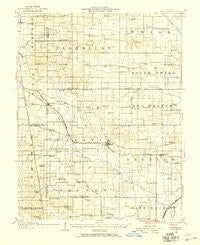 Galatia Illinois Historical topographic map, 1:62500 scale, 15 X 15 Minute, Year 1938
