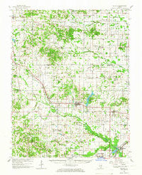 Galatia Illinois Historical topographic map, 1:62500 scale, 15 X 15 Minute, Year 1963