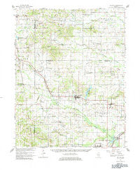 Galatia Illinois Historical topographic map, 1:62500 scale, 15 X 15 Minute, Year 1963
