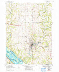Galena Illinois Historical topographic map, 1:24000 scale, 7.5 X 7.5 Minute, Year 1968