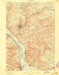 Galena Illinois Historical topographic map, 1:62500 scale, 15 X 15 Minute, Year 1913