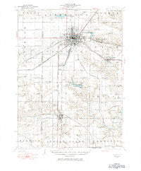 Galesburg Illinois Historical topographic map, 1:62500 scale, 15 X 15 Minute, Year 1925