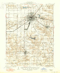 Galesburg Illinois Historical topographic map, 1:62500 scale, 15 X 15 Minute, Year 1927