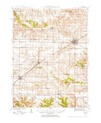 Galva Illinois Historical topographic map, 1:62500 scale, 15 X 15 Minute, Year 1940