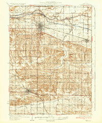 Geneseo Illinois Historical topographic map, 1:62500 scale, 15 X 15 Minute, Year 1934