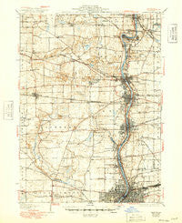 Geneva Illinois Historical topographic map, 1:62500 scale, 15 X 15 Minute, Year 1932