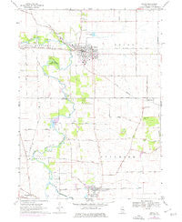 Genoa Illinois Historical topographic map, 1:24000 scale, 7.5 X 7.5 Minute, Year 1968