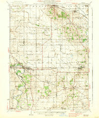 Genoa Illinois Historical topographic map, 1:62500 scale, 15 X 15 Minute, Year 1938