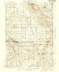 Genoa Illinois Historical topographic map, 1:62500 scale, 15 X 15 Minute, Year 1938