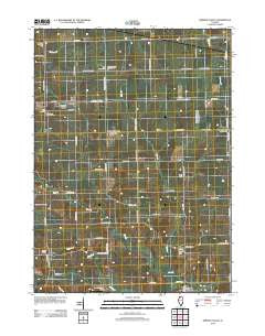 German Valley Illinois Historical topographic map, 1:24000 scale, 7.5 X 7.5 Minute, Year 2012