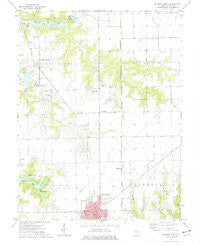 Gillespie North Illinois Historical topographic map, 1:24000 scale, 7.5 X 7.5 Minute, Year 1974