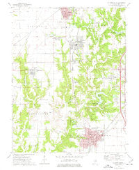 Gillespie South Illinois Historical topographic map, 1:24000 scale, 7.5 X 7.5 Minute, Year 1974