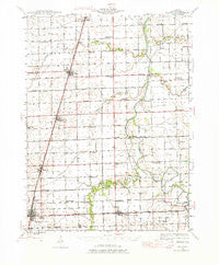 Gilman Illinois Historical topographic map, 1:62500 scale, 15 X 15 Minute, Year 1944