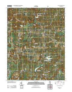 Glendale Illinois Historical topographic map, 1:24000 scale, 7.5 X 7.5 Minute, Year 2012