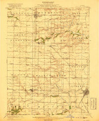 Good Hope Illinois Historical topographic map, 1:62500 scale, 15 X 15 Minute, Year 1918