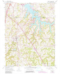 Goreville Illinois Historical topographic map, 1:24000 scale, 7.5 X 7.5 Minute, Year 1966
