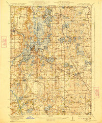 Grays Lake Illinois Historical topographic map, 1:62500 scale, 15 X 15 Minute, Year 1923