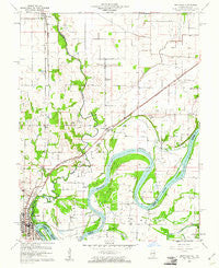 Grayville Illinois Historical topographic map, 1:24000 scale, 7.5 X 7.5 Minute, Year 1959