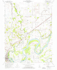 Grayville Illinois Historical topographic map, 1:24000 scale, 7.5 X 7.5 Minute, Year 1959