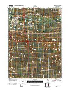 Green Rock Illinois Historical topographic map, 1:24000 scale, 7.5 X 7.5 Minute, Year 2012