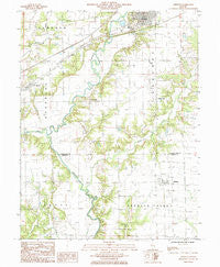 Greenup Illinois Historical topographic map, 1:24000 scale, 7.5 X 7.5 Minute, Year 1985