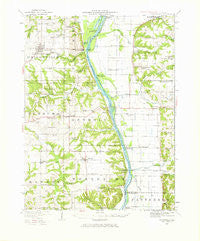Griggsville Illinois Historical topographic map, 1:62500 scale, 15 X 15 Minute, Year 1924