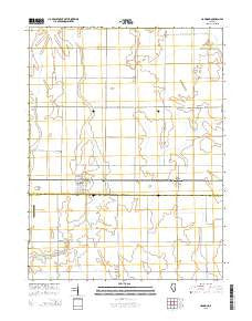 Hammond Illinois Current topographic map, 1:24000 scale, 7.5 X 7.5 Minute, Year 2015