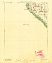 Hannibal Missouri Historical topographic map, 1:62500 scale, 15 X 15 Minute, Year 1932