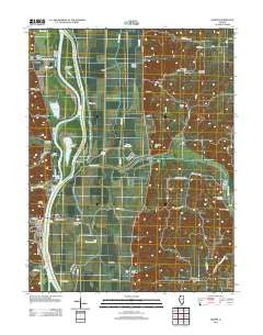 Hardin Illinois Historical topographic map, 1:24000 scale, 7.5 X 7.5 Minute, Year 2012