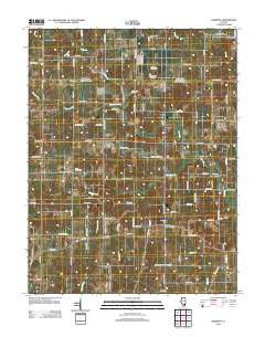 Harmony Illinois Historical topographic map, 1:24000 scale, 7.5 X 7.5 Minute, Year 2012