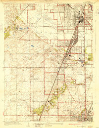 Harvey Illinois Historical topographic map, 1:24000 scale, 7.5 X 7.5 Minute, Year 1929