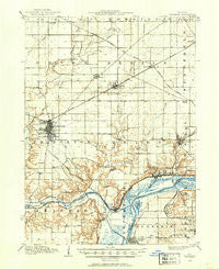 Hennepin Illinois Historical topographic map, 1:62500 scale, 15 X 15 Minute, Year 1909