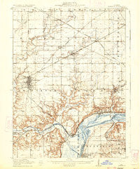 Hennepin Illinois Historical topographic map, 1:62500 scale, 15 X 15 Minute, Year 1911