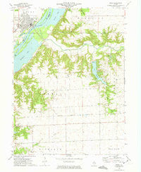 Henry Illinois Historical topographic map, 1:24000 scale, 7.5 X 7.5 Minute, Year 1972
