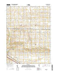 Holder Illinois Current topographic map, 1:24000 scale, 7.5 X 7.5 Minute, Year 2015