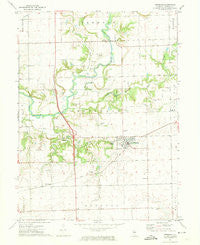 Hopedale Illinois Historical topographic map, 1:24000 scale, 7.5 X 7.5 Minute, Year 1971
