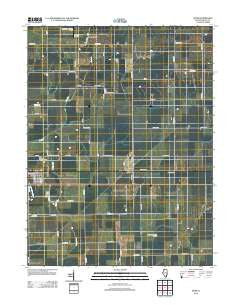 Hume Illinois Historical topographic map, 1:24000 scale, 7.5 X 7.5 Minute, Year 2012