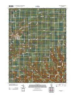 Industry Illinois Historical topographic map, 1:24000 scale, 7.5 X 7.5 Minute, Year 2012