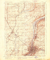 Joliet Illinois Historical topographic map, 1:62500 scale, 15 X 15 Minute, Year 1923