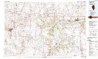 Kewanee Illinois Historical topographic map, 1:100000 scale, 30 X 60 Minute, Year 1985