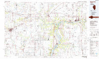 Kewanee Illinois Historical topographic map, 1:100000 scale, 30 X 60 Minute, Year 1985