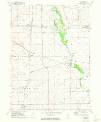 Kings Illinois Historical topographic map, 1:24000 scale, 7.5 X 7.5 Minute, Year 1971