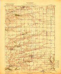 La Harpe Illinois Historical topographic map, 1:62500 scale, 15 X 15 Minute, Year 1918