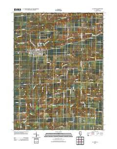 La Harpe Illinois Historical topographic map, 1:24000 scale, 7.5 X 7.5 Minute, Year 2012