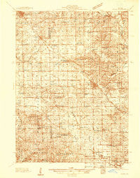 Lena Illinois Historical topographic map, 1:48000 scale, 15 X 15 Minute, Year 1937