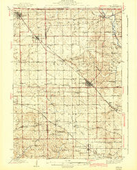 Lena Illinois Historical topographic map, 1:62500 scale, 15 X 15 Minute, Year 1943
