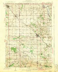 Lena Illinois Historical topographic map, 1:62500 scale, 15 X 15 Minute, Year 1943
