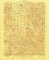 Liberty Illinois Historical topographic map, 1:62500 scale, 15 X 15 Minute, Year 1927