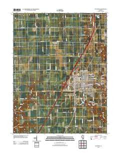 Litchfield Illinois Historical topographic map, 1:24000 scale, 7.5 X 7.5 Minute, Year 2012